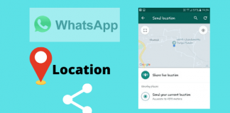 whatsapp me location kaise send kare whatsapp me live location kaise share kare